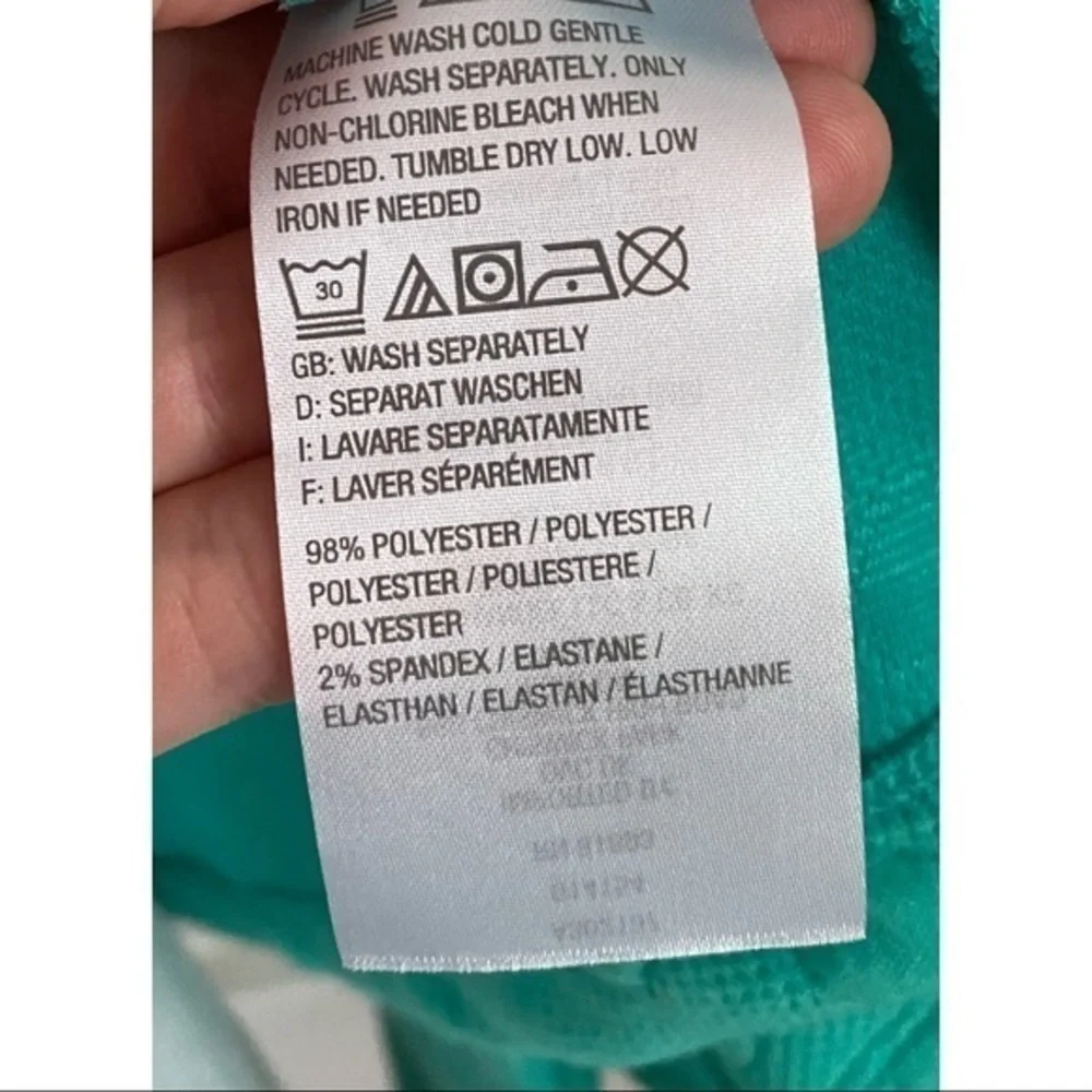 Isaac Mizrahi Live Teal Polka Dot Jacquard Zip Up